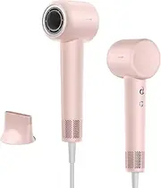 dreame Hair Gleam Hair Dryer pink, 110000 RPM High-Speed Brushless Motor AU version, 200 Million Negative-Ion Hair Dryer with Magnetic Nozzle, Professional Blow Dryer with Constant Temperature Control