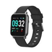 F1 1.28inch Full Touch Screen Heart Rate Blood Pressure Monitor Music Control Brightness Adjustment Smart Watch GUNCOLOR COLOR