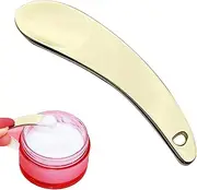 Makeup Spatula | Tooth Spoon Shaped Reusable Cream Spatula with Compact Design,Zinc Alloy Cream Spoon, Makeup Spatula Small For Lotion, Eye Cream, Makeup