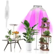 Grow Lights with Base, Three Heads, Full Spectrum LED Grow Light for Indoor