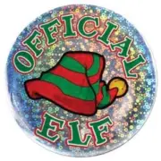 Official Elf Prismatic Button