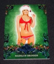 2014 Benchwarmer MADELYN BRINSON Holiday #13 Blue Foil/2 UJENA Bikini Model Hot