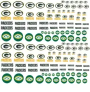 1/64 Green Bay Packes nfl Waterslide Decals MADE IS THE USA
