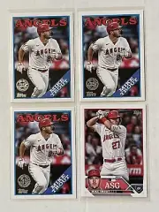 2023 Topps Update Mike Trout Insert Lot X3 88’ x1 ASG Angels