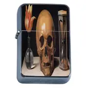 Oil Lighter Memento Mori Skull