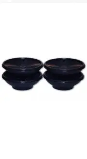 Tupperware Set Of 4 Servalier Salad Bowls New