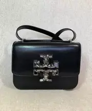 BRAND NEW Tory Burch Black Distressed Small Eleanor Bag $748