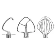 KitchenAid Stainless Steel 3 Piece Mixer Accessories Kit