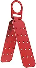 Fall Protection V8229100 Industrial / Construction Reusable Roof Anchor Bracket Hinged OSHA/ANSI Compliant Temporary Red ( Anchor Screws Sold Seperately)