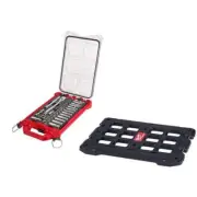 Milwaukee Metric Ratchet + Socket Tool Set 3/8"-Drive w/ PACKOUT Case (32-Piece)