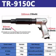 Pneumatic Derusting Tool Paint Corrosion Slag Remover Air Needle Scaler Remove