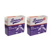 Pack of 2 Rolls Gasless Flux Cored Mig Welding Wire - x 0.45 kg Rolls