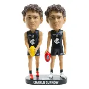 AFL Carlton Blues CHARLIE CURNOW 2022-2023 Coleman Medal Double Bobblehead 18cm