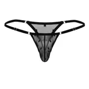 Mens Underwear: CandyMan 99824 Mesh Thongs
