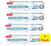 Sensodyne Whitening Repair & protect Toothpaste, 100g - 4 Pack
