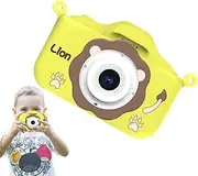 1/2 Kids Selfie Camera - Video Camera,Kids Digital Video Cameras | Portable HD Selfie Digital Video Camera Toy for 3-12 Year Old Children Kids Boys Girls