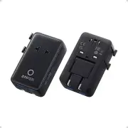 Anker Nano Travel Adapter 5-Port Plug w/ 1 AC+2 USB-A+2 USB-C Smart Temp Control