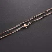 10pcs 55cm Metal Losster Clasps Necklace Chains Brass Bulk for DIY Jewelry Making Findings Supplies Cuban Link Chains (Color : Antique Copper)