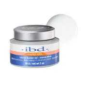 IBD UV LED Hard Gel Nails Builder Constructor Extend Bonder Intense White 56g