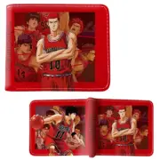 New Shohoku High Team SLAM DUNK BiFold Wallet Standard Size Credit Card Billfold