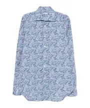 printed shirt SHIRTS CM42,SHIRTS CM43,SHIRTS CM40,SHIRTS CM41,SHIRTS CM39,SHIRTS CM44,SHIRTS CM45 azure
