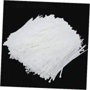 Zip Ties 1000 Pack, 6 inch Cable Tie Self Locking Wire Cable Zip 6 Inch White