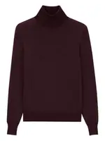 [Saint Laurent Paris] Saint Laurent Paris-Pullover Dolcevita In Maglia Fine Di Lana-Uomo L