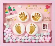 baby hand and footprint set Baby Picture Photo Frame Footprint & For Baby Keepsake Kit Handprint and keepsake photo baby keepsake frame hand handprint and keepsake hand frame footprints