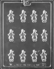 BITE SIZE EASTER BUNNY DECOS mold Chocolate Candy candy molds rabbit bunnies