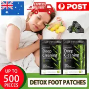 Detox Foot Patches Natural Plant Toxin Removal Sticky Adhesive Cleansing Pads