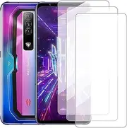 Mobile Phone Screen Protector Compatible with ZTE Nubia Red Magic 7(6.8 Inch) [3 Pack] Glass Screen Protector Suitable for ZTE Nubia Red Magic 7S, Tempered Glass Protective Film