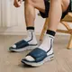 Skechers 拖鞋 Arch Fit Sandal 深藍 白 足弓支撐 厚底 男鞋 【ACS】 237371NVOR