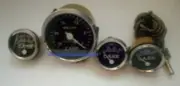 Tachometer Amp Temp Oil Gauge Set fits Case Tractor