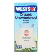 Westsoy Soy Milk Unsweetened Organic Gluten Free 32-Ounces