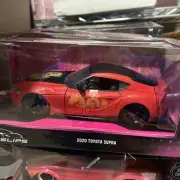 Jada Toys 2024 "Pink Slips" Red/Black 2020 Toyota Supra 1:24 Scale