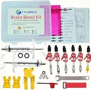 CYCOBYCO Bicycle Brake DOT Oil Bleed Kit for AVID Sram Formula Hayes Bngal Hope Quad Kingdom Promax Hydraulic Disc Tools