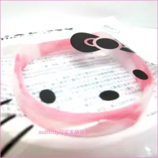 asdfkitty可愛家☆KITTY粉紅色防蚊手環-日本正版商品