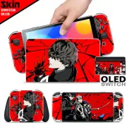 Ci-Yu-Online Persona 5 Vinyl Skin Sticker Screen Protector Nintendo Switch OLED