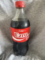 Share A Coke with Ezra 2025 Personalized Gift Coca Cola Bottle 20oz