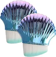 Baluue Practical Small Blush Brush Set Foundation Brush for Women Nail Dust Cleaning Brush