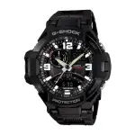 【CASIO 卡西歐 G-SHOCK 系列】酷炫數位羅盤溫度飛行錶(GA-1000FC)