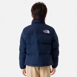 【The North Face】外套 男童 女童 運動外套 羽絨外套 TEEN 1996 RETRO NUPTSE JACKET 藍 NF0A8A4C8K2