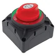Jaylec 12-48V 2500A Heavy Duty Battery Master Switch - 2 Position, SW9841BL