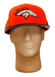New Era Denver Broncos Orange 59Fifty NFL Team Fitted Cap Hat Men's 7 1/2
