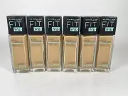 6 Maybelline Fit Me Matte+Poreless Normal Oily Liquid Foundations 228 SOFT TAN