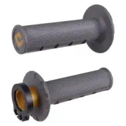 Odi V2 Half Waffle MX Lock-On Grips Graphite For SUZUKI DR-Z 400 2000-2004