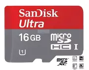 SanDisk 16GB Mobile Ultra MicroSD HC Class 10 Memory Card 16G SDSDQUA-016G-U46A