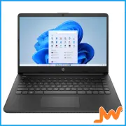 HP Laptop 14S 14" HD Celeron N4500, 4GB RAM, 128GB SSD, Windows 11 Home Black