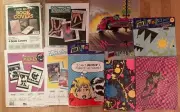 Vintage Lot 20+ Paper School Graphic Book Covers New 80s Stock Skateboard Comic