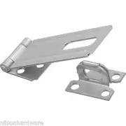 (30)-Steel 4-1/2" Nonswivel Door Cabinet Box Trunk Latch Safety Hasp N102384